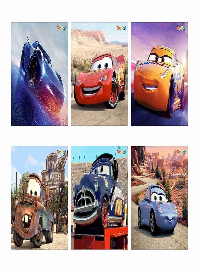 TodFod Wooden Jigsaw Puzzles 54 Pieces 6 in 1, Anime Cartoon Characters Educational Toy for Age 3+ Kids & Children Preschool Learning (Set of 2) (Avengers & Cars) - Image 3